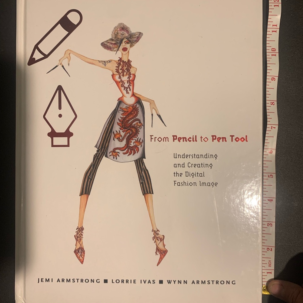 From Pencil to Pen Tool Fashion Illustration Book - White Cover